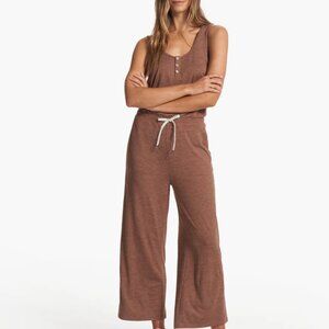 Vuori Falls Jumpsuit in Almond Heather